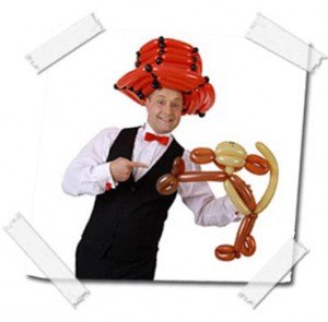 Der Zauberer aus Zwiefalten als Ballonclown und Künstler
