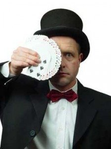 Mit dem ersten - Zauberer Kartenspiel