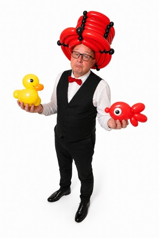 Mobil im Einsatz – Walking Act mit Ballonwagen