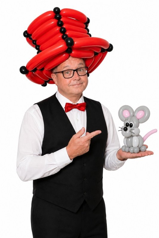 Über 100 Ballonfiguren mit Augen und Charakter