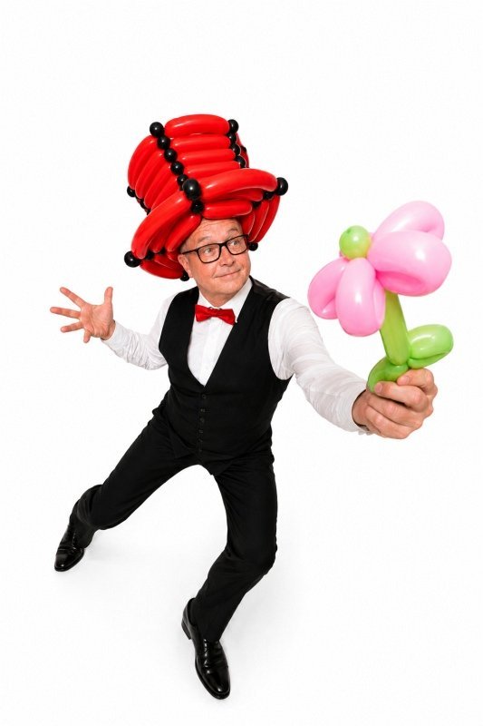 Ballonfiguren Luftballonkünstler Blume